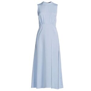 Theory Light Blue Sleeveless Midi Dress | 00